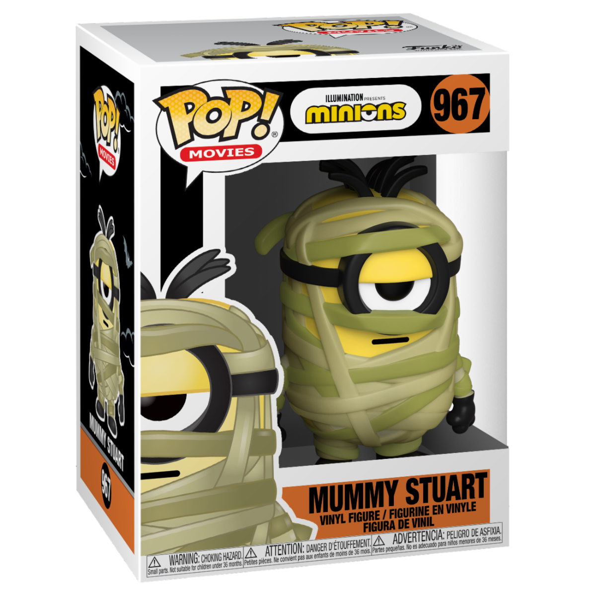 Funko Pop! Movies Minions Halloween S1 Mummy Stuart