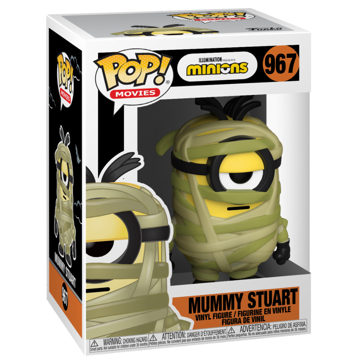Funko Pop! Movies Minions Halloween S1 Mummy Stuart - flash vidéo