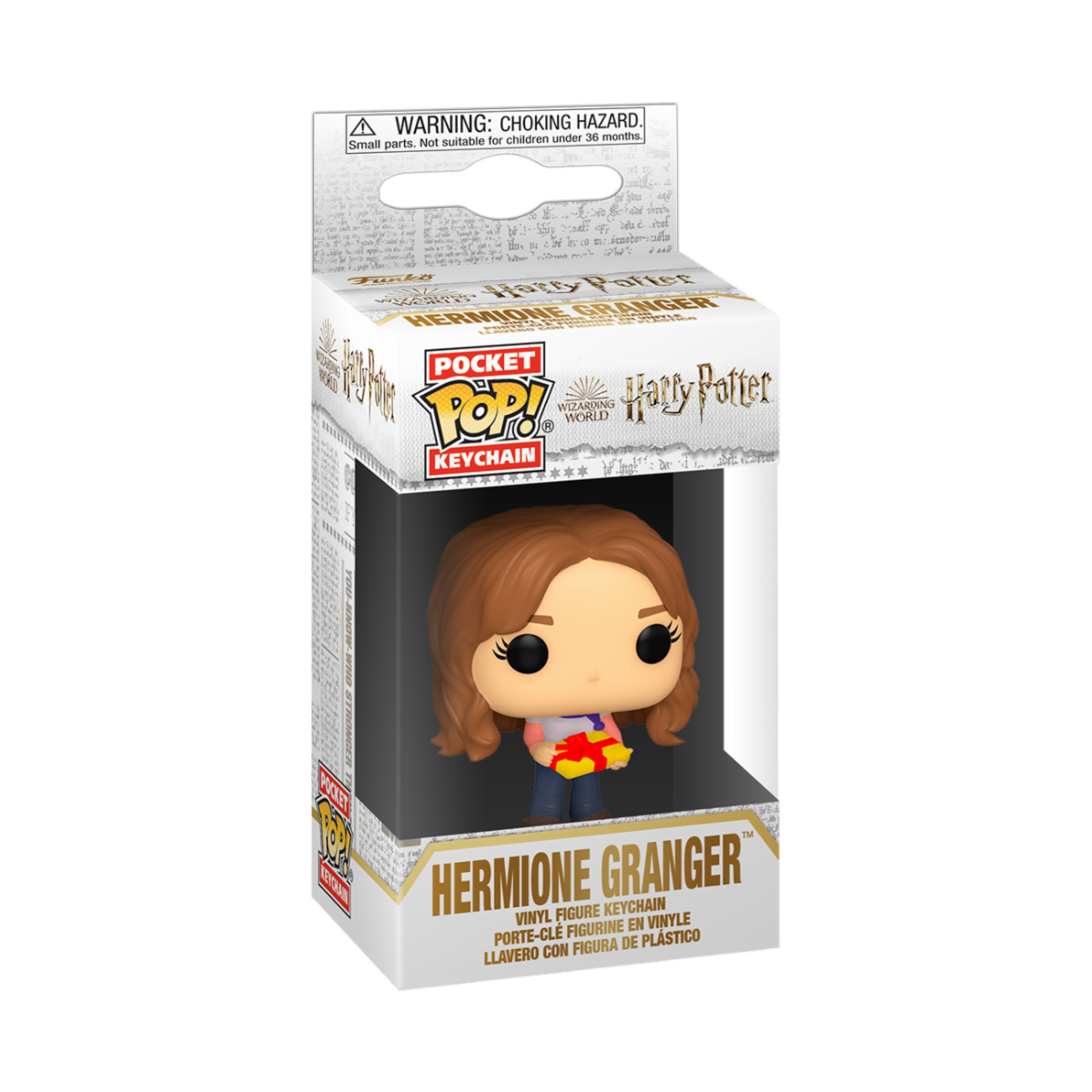 Funko Pocket Pop! Keychain Harry Potter Holiday S11 Hermione - flash vidéo