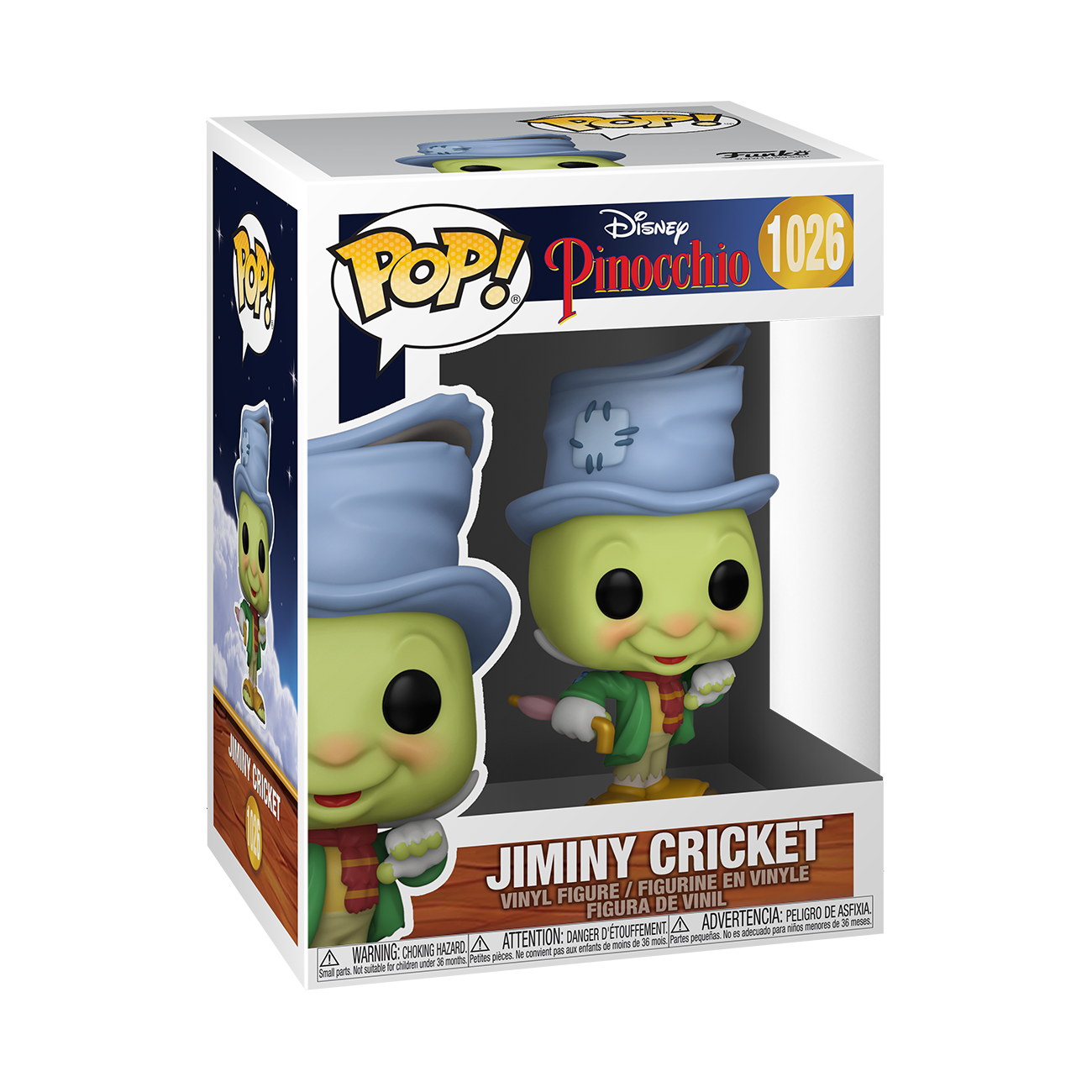 Funko Pop! Disney: Pinocchio - Jiminy Cricket - flash vidéo