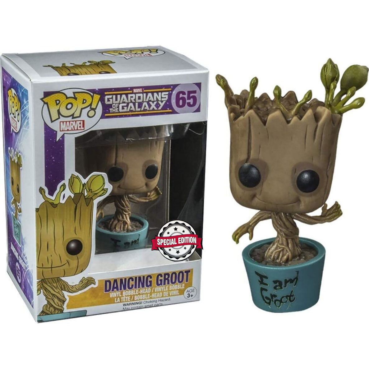 Funko Pop! Marvel: Gardians of the Galaxy - Dancing Groot US Exclusive - flash vidéo