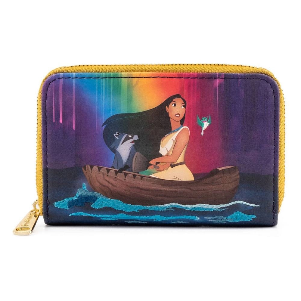 Loungefly Disney: Pocahontas - Just Around the River Bend Zip Around Wallet - flash vidéo