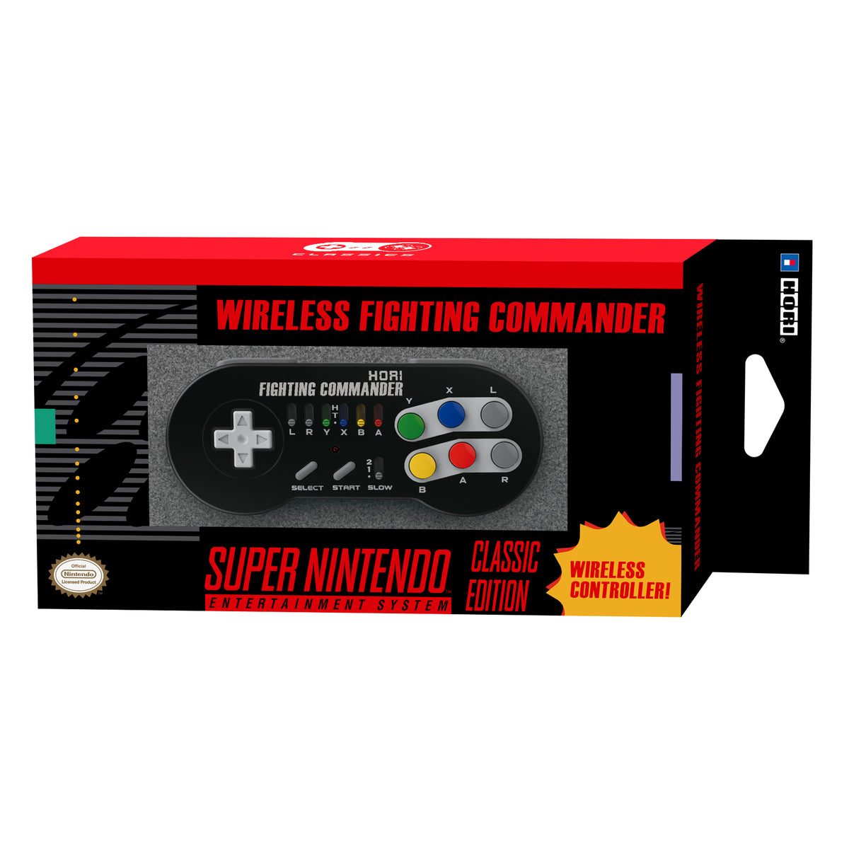 HORI - Super Nintendo Classic Wireless Fighting Commander Gamepad