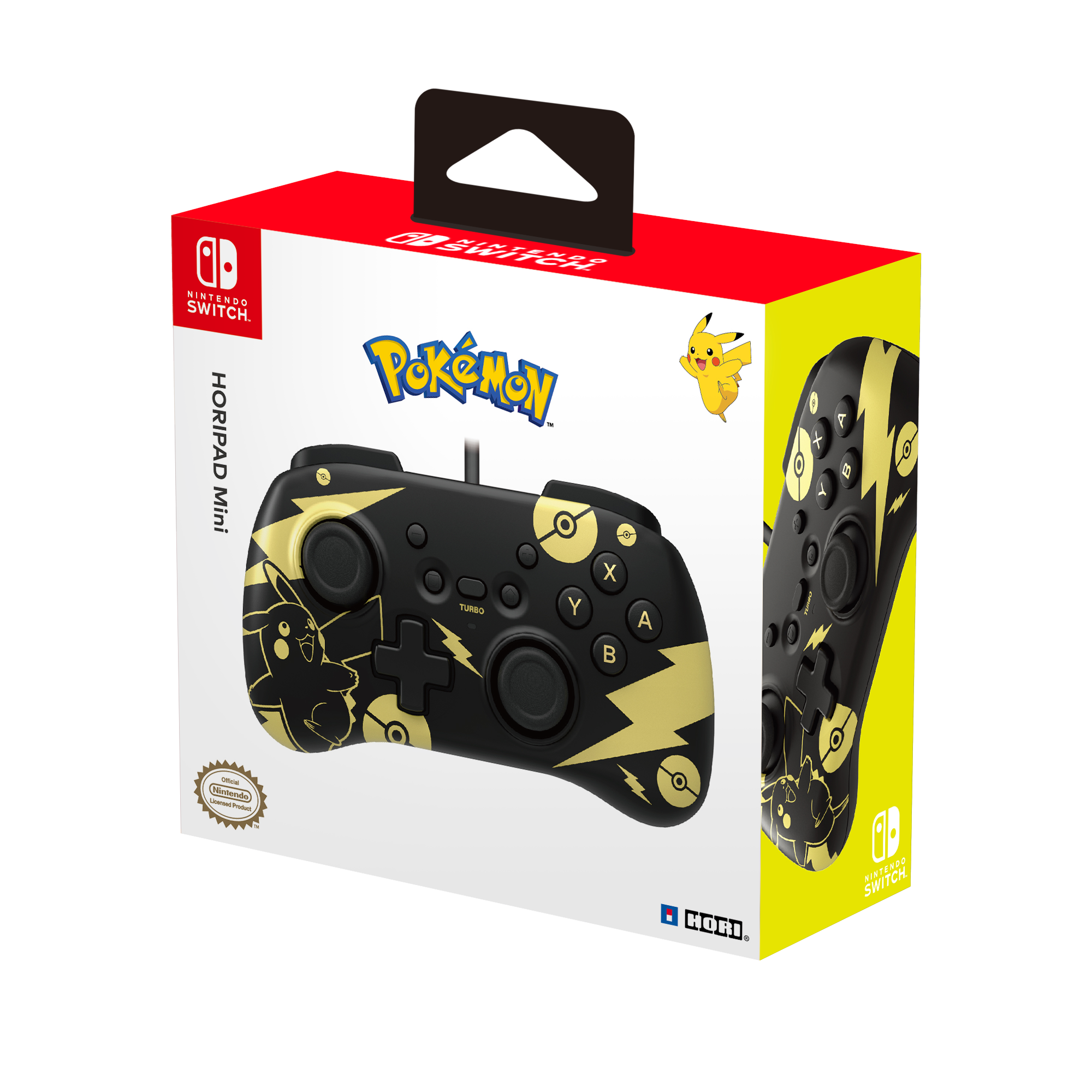HORI - Nintendo Switch Horipad Mini Pikachu Black & Gold Edition