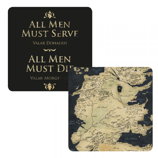 Game of Thrones - All Men Must Serve Lenticular Coaster - flash vidéo