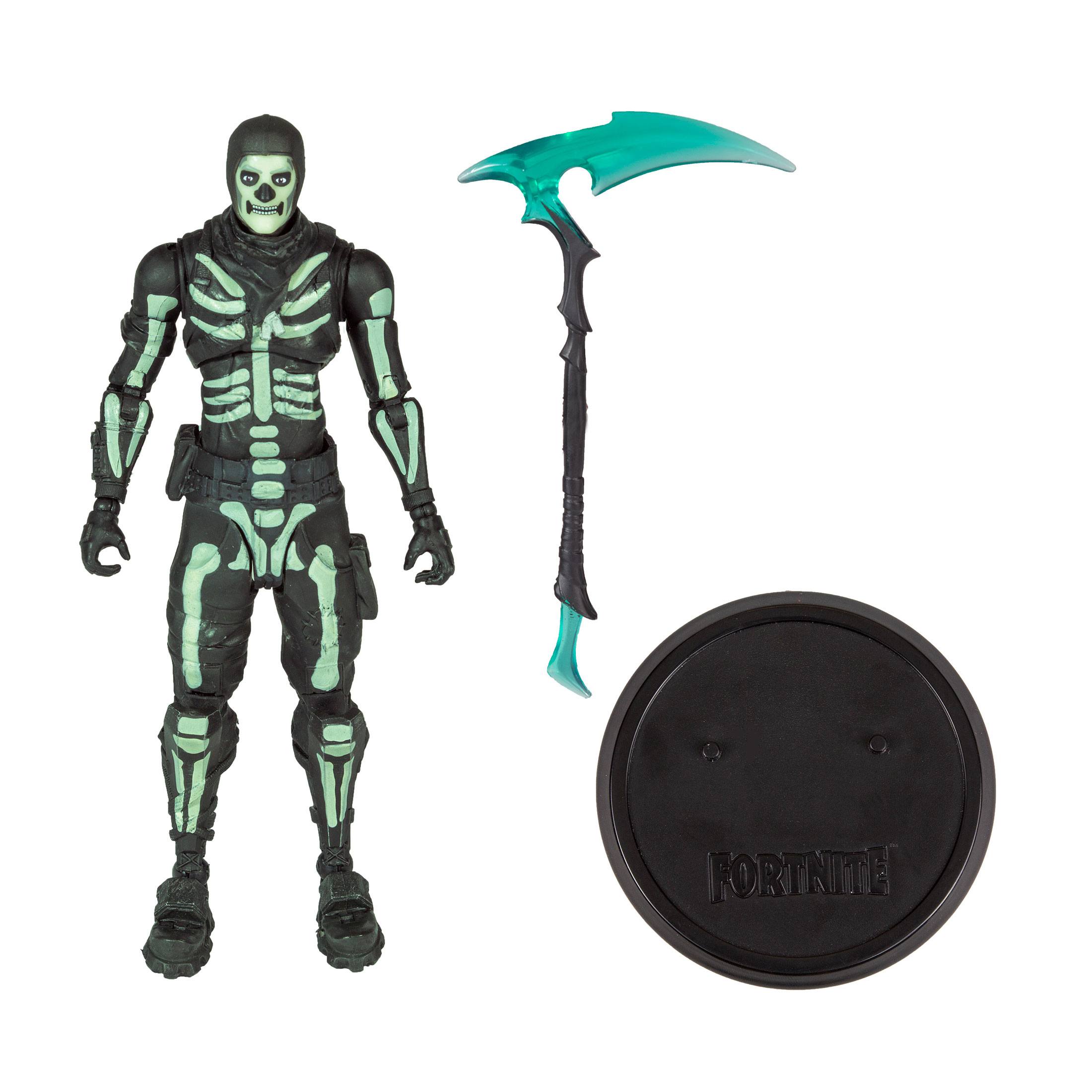 Fortnite - Green Glow Skull Trooper (Glow-in-the-dark) Walgreens Exclusive Figure 18cm - flash vidéo