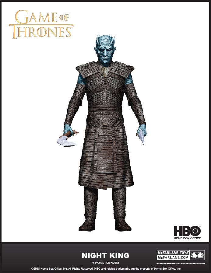 Game of Thrones - Night King Action Figure 18cm - flash vidéo