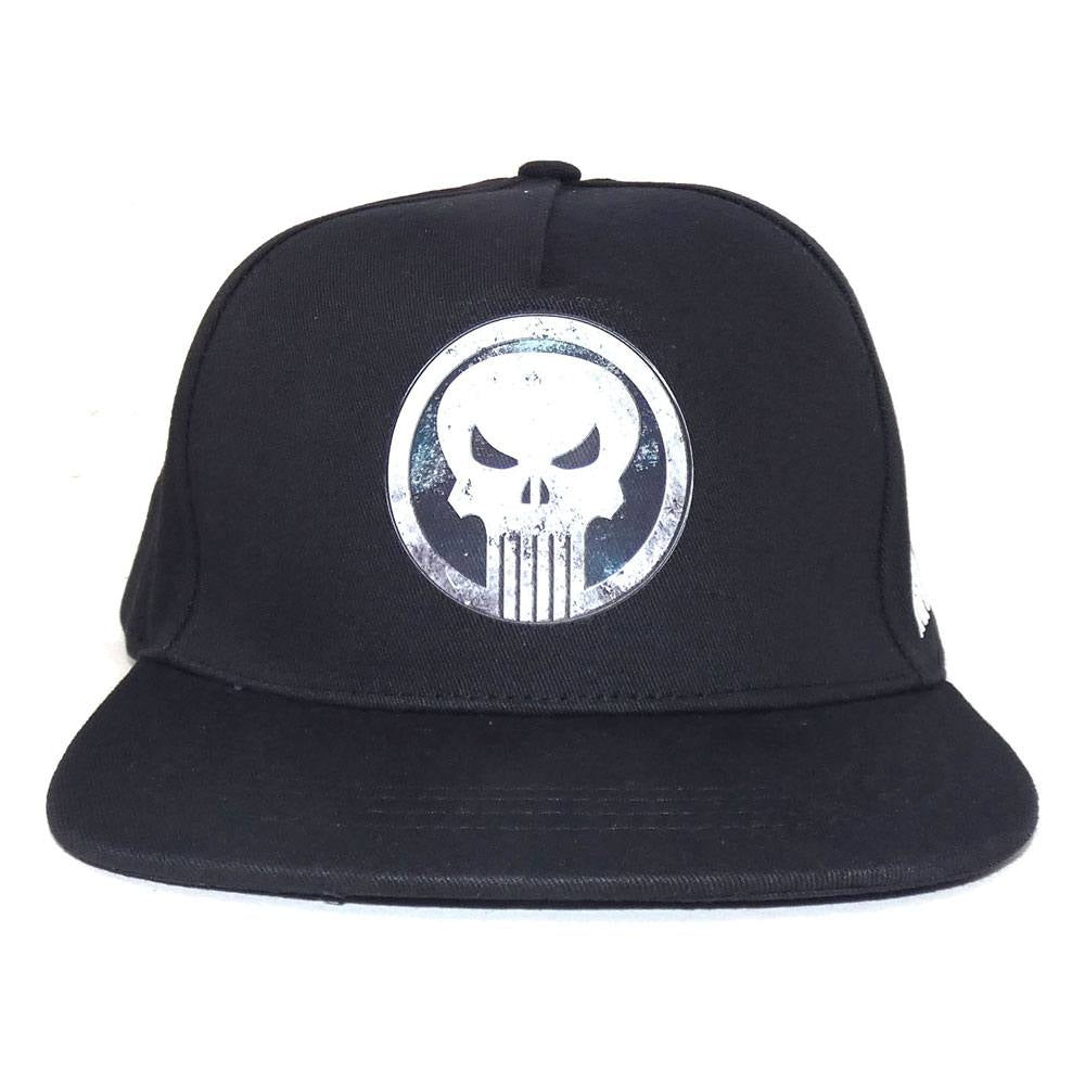 Marvel - Casquette Snapback Noire Logo Crâne de Punisher - flash vidéo
