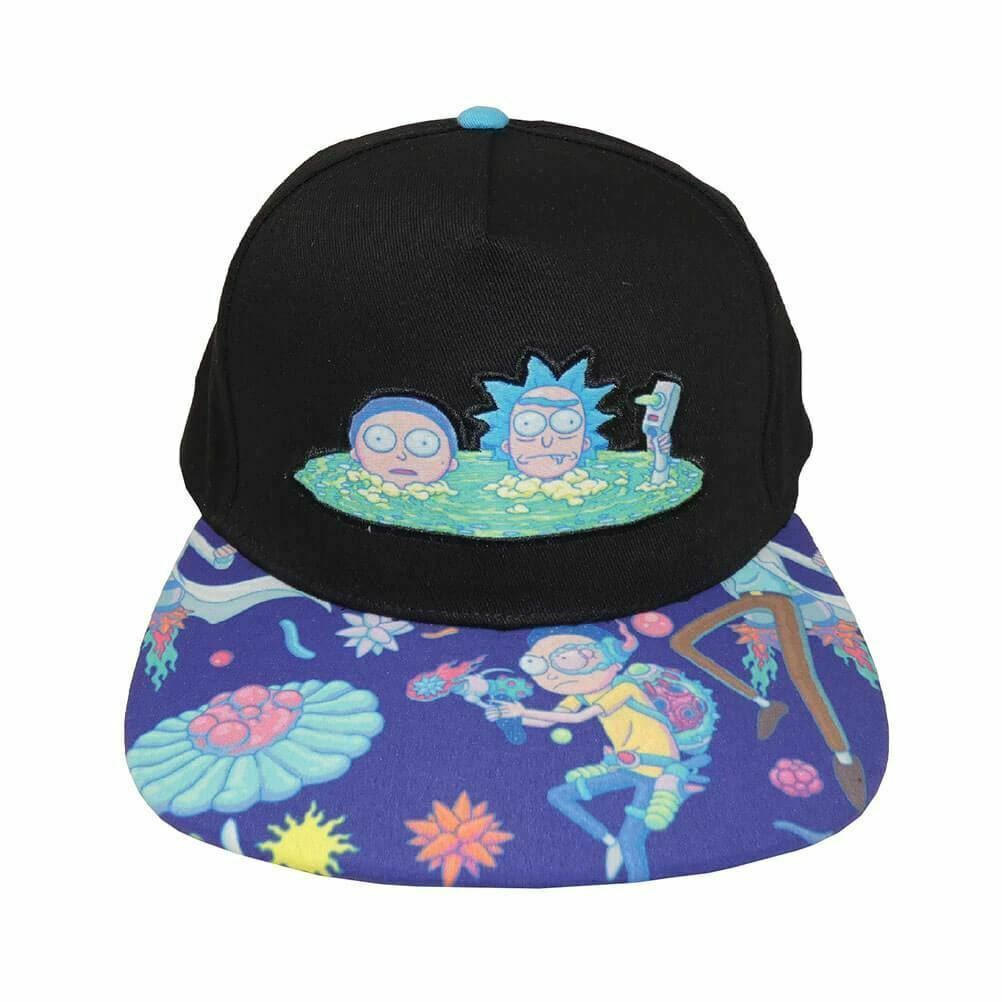 Rick and Morty - Casquette Snapback Noire Portail - flash vidéo