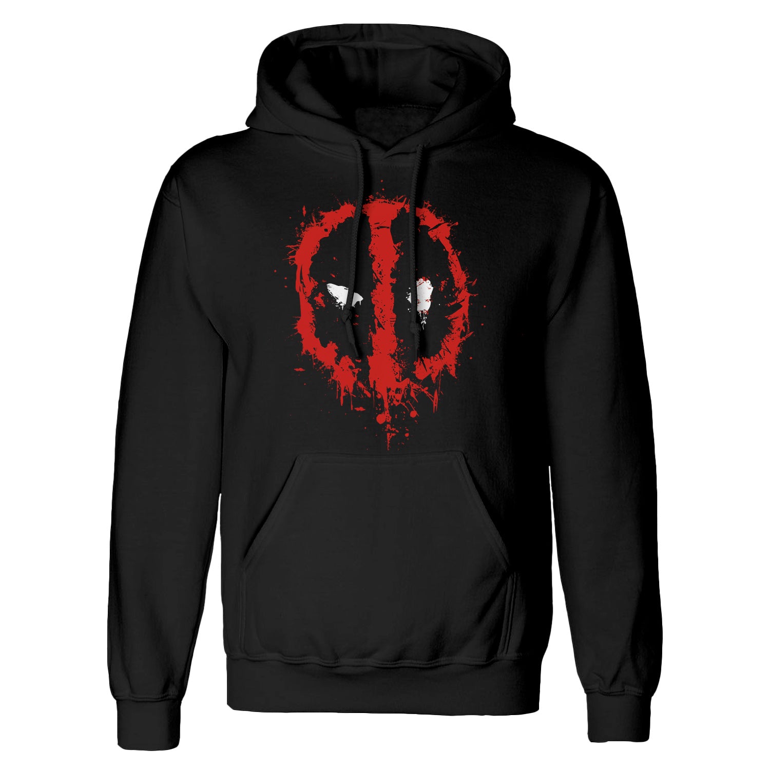 Marvel - Sweat à capuche unisexe Noir Deadpool "Splat" - XL - flash vidéo