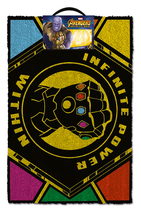 Marvel - Tapis de porte Avengers Infinity War Infinite Power Within - flash vidéo