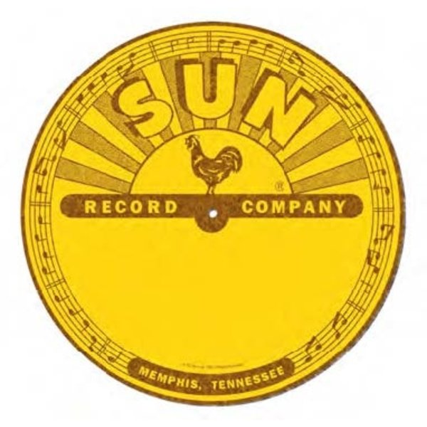 Sun Record Company - Feutrine pour tourne-disque Logo 30cm - flash vidéo