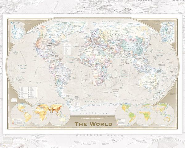 World Map - Mini Poster