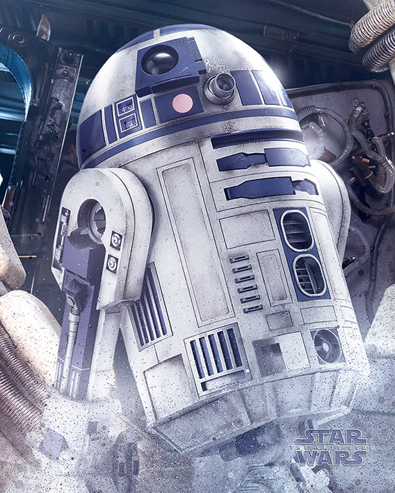Star Wars The Last Jedi R2-D2 Droid - Mini Poster