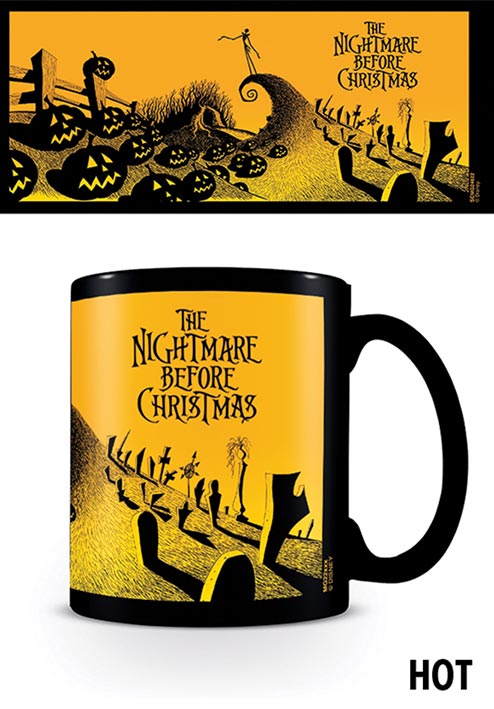 Nightmare Before Christmas - Heat Changing Mug 325ml - flash vidéo