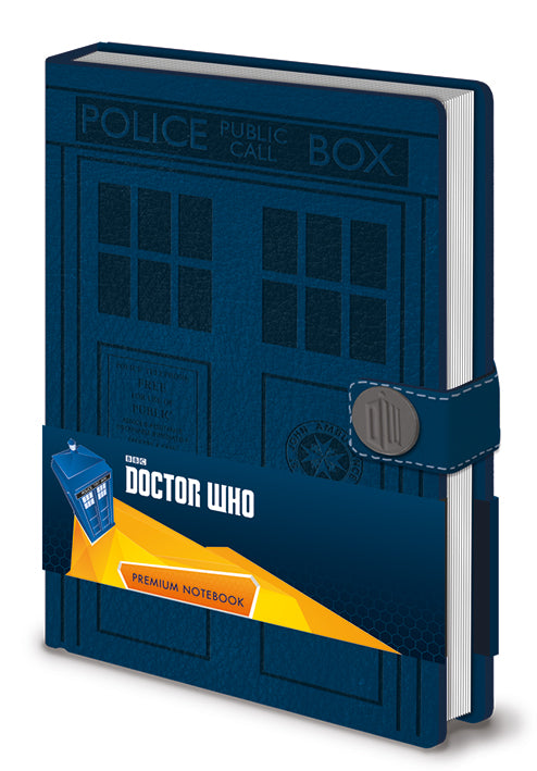Dr Who Tardis Premium A5 Notebook - flash vidéo
