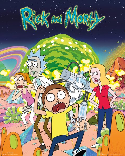Rick and Morty Characters - Mini Poster