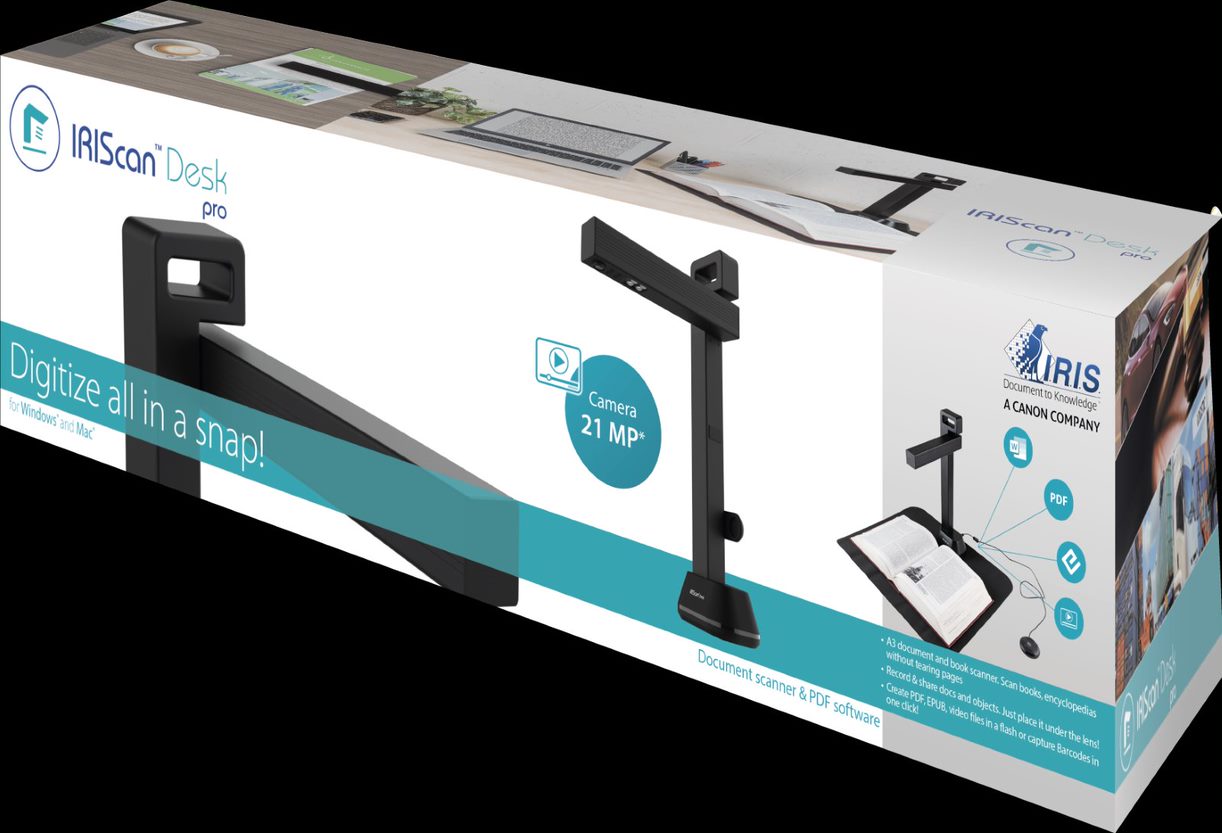 IRIScan Desk 6 Pro - flash vidéo