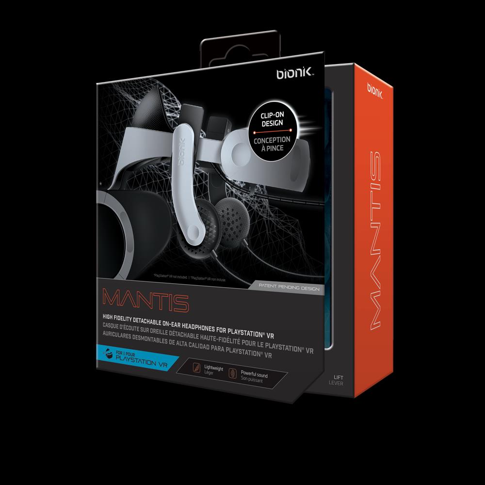 Bionik - Mantis High-Fidelity Detachable On-Ear Headphones for Playstation VR - flash vidéo