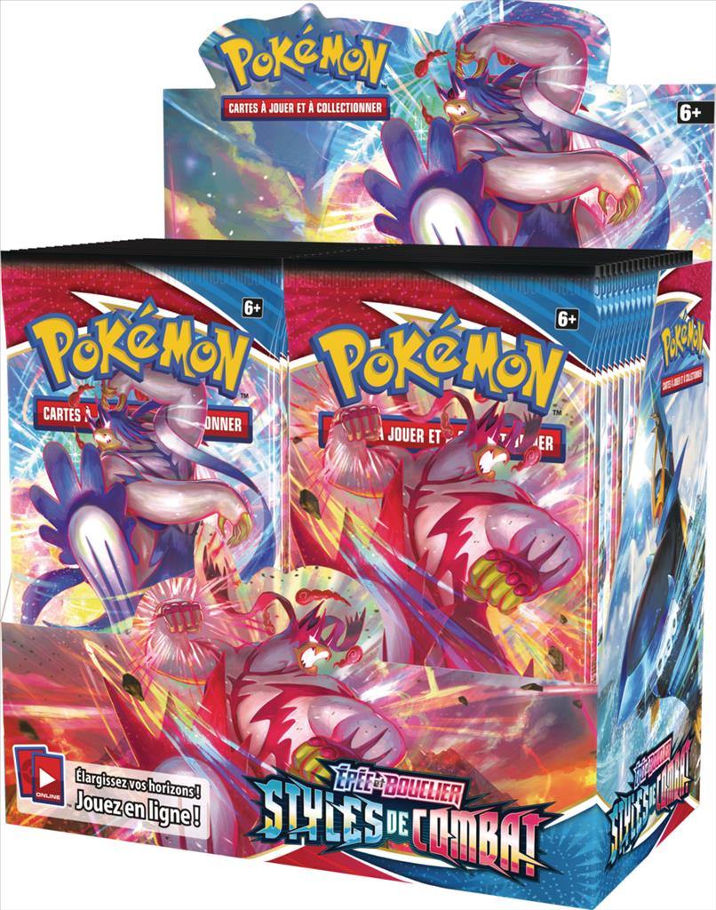 Pokémon JCC - Epée et Bouclier - Styles de Combat - Booster Pack x36 - flash vidéo