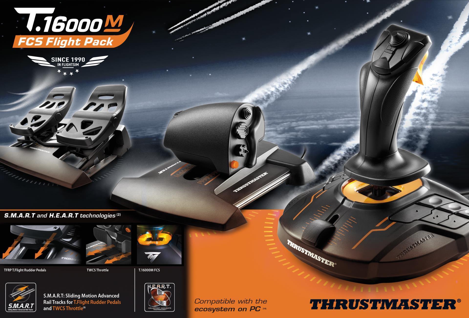 Thrustmaster T-16000M FCS Flight Pack - flash vidéo
