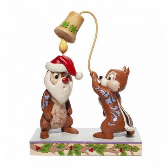 Enesco - Disney Christmas Chip 'n' Dale Figurine - flash vidéo