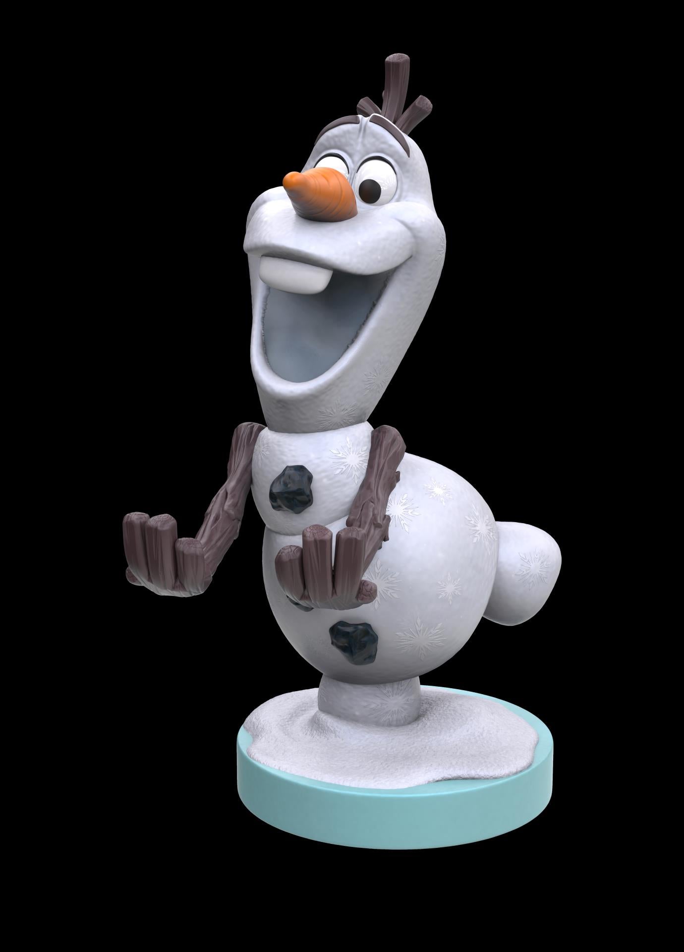 Cable Guys - Disney - La Reine des neiges - Olaf Support Chargeur pour Téléphone et Manette