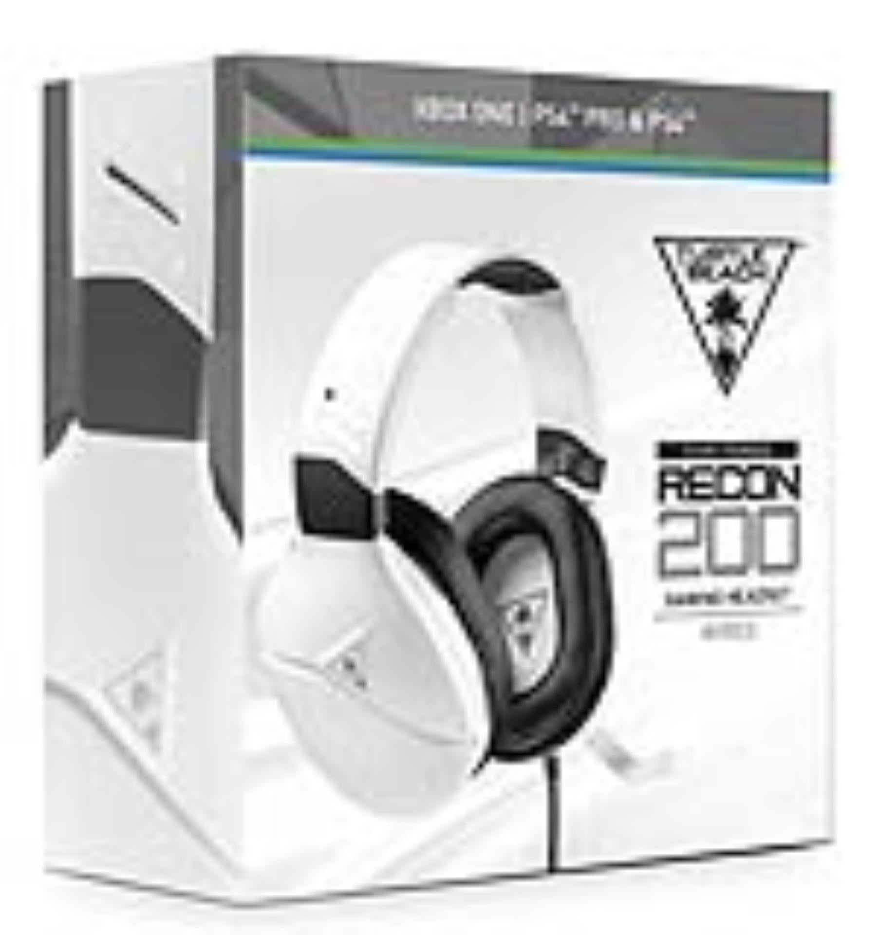 Turtle Beach Casque de jeu filaire Ear Force Recon 200 Blanc pour Xbox Series, Xbox One, PS5, PS4, PC et Mobile - flash vidéo