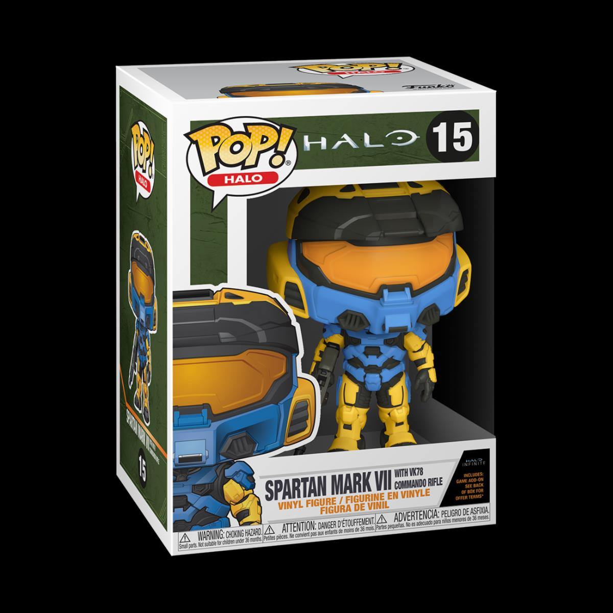 Funko Pop! POP Games: Halo Infinite - Mark VII Funko Deco w/Commando Rifle - flash vidéo
