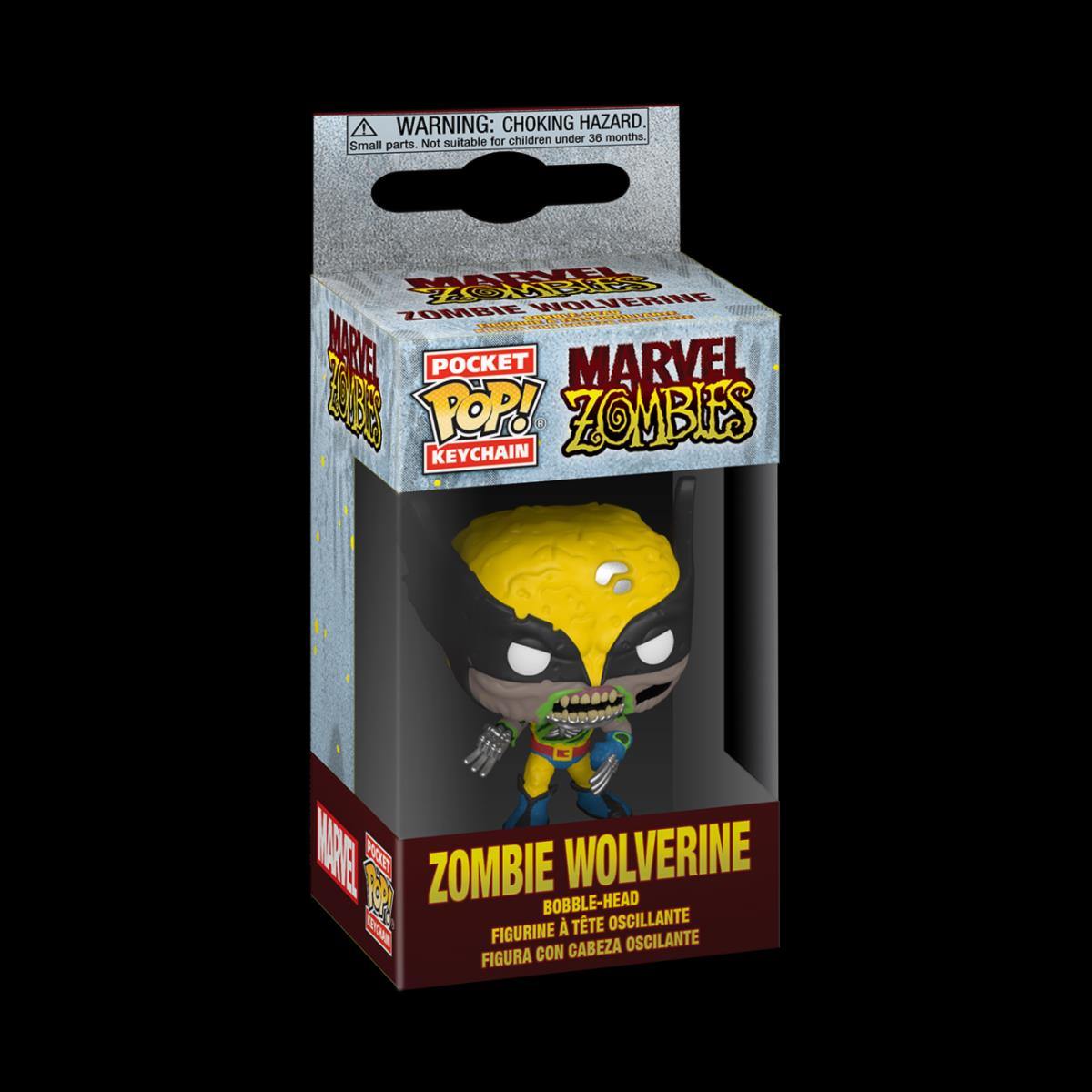 Funko Pocket Pop! Keychain Marvel Zombies S1 Wolverine - flash vidéo