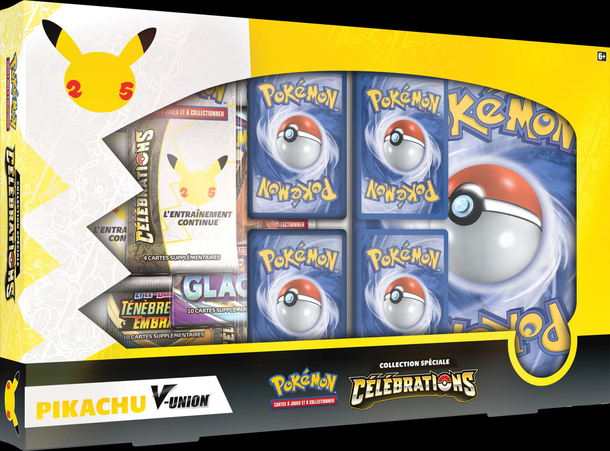 Pokémon JCC - 25e Anniversaire - Coffret Pikachu-V-Union Célébrations
