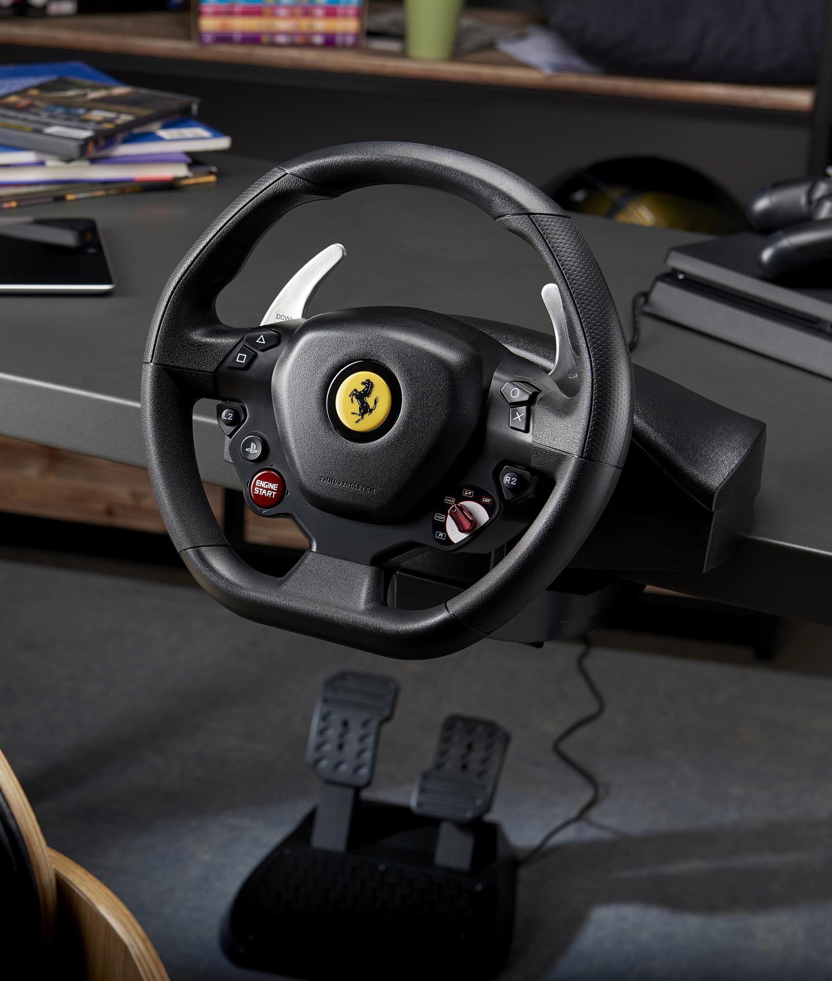 Thrustmaster T80 Ferrari 488 GTB Edition Racing Wheel pour PS5, PS4 et PC