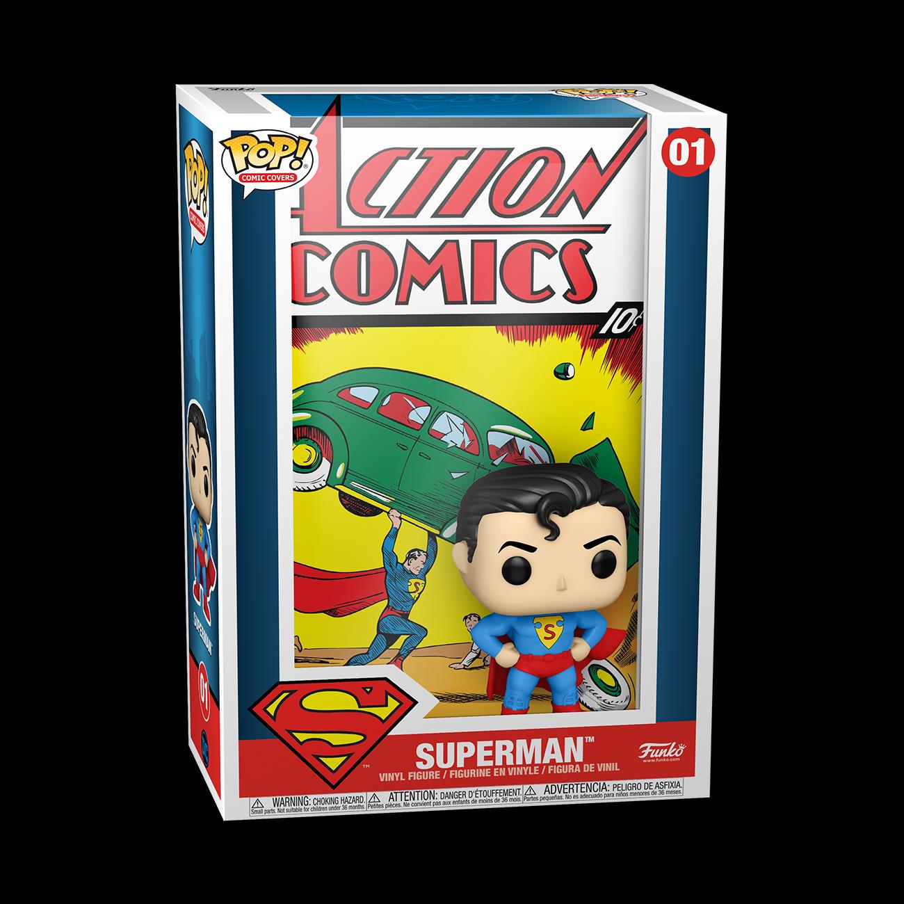 Funko Pop! Comic Covers: Action Comics - Superman - flash vidéo