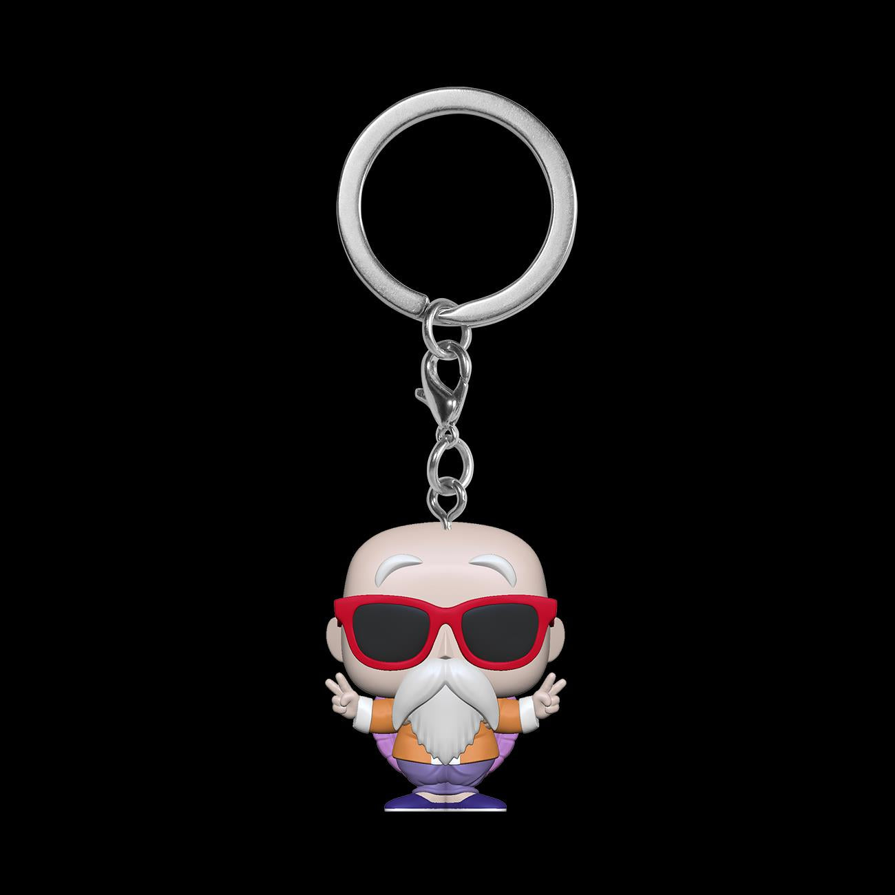 Funko Pocket Pop! Keychain: Dragon Ball Z - Master Roshi (Peace Sign) - flash vidéo