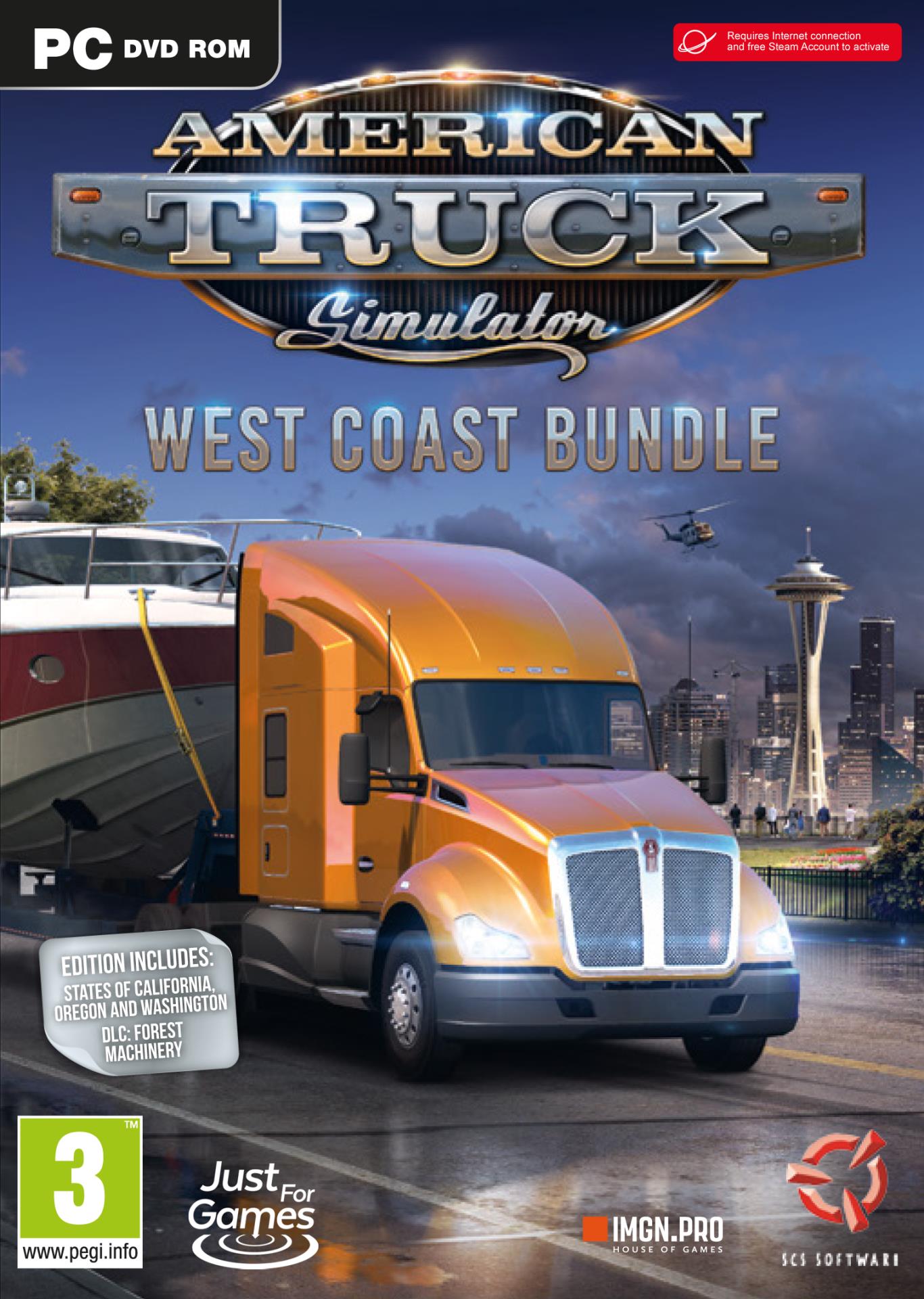 American Truck Simulator West Coast Bundle - flash vidéo