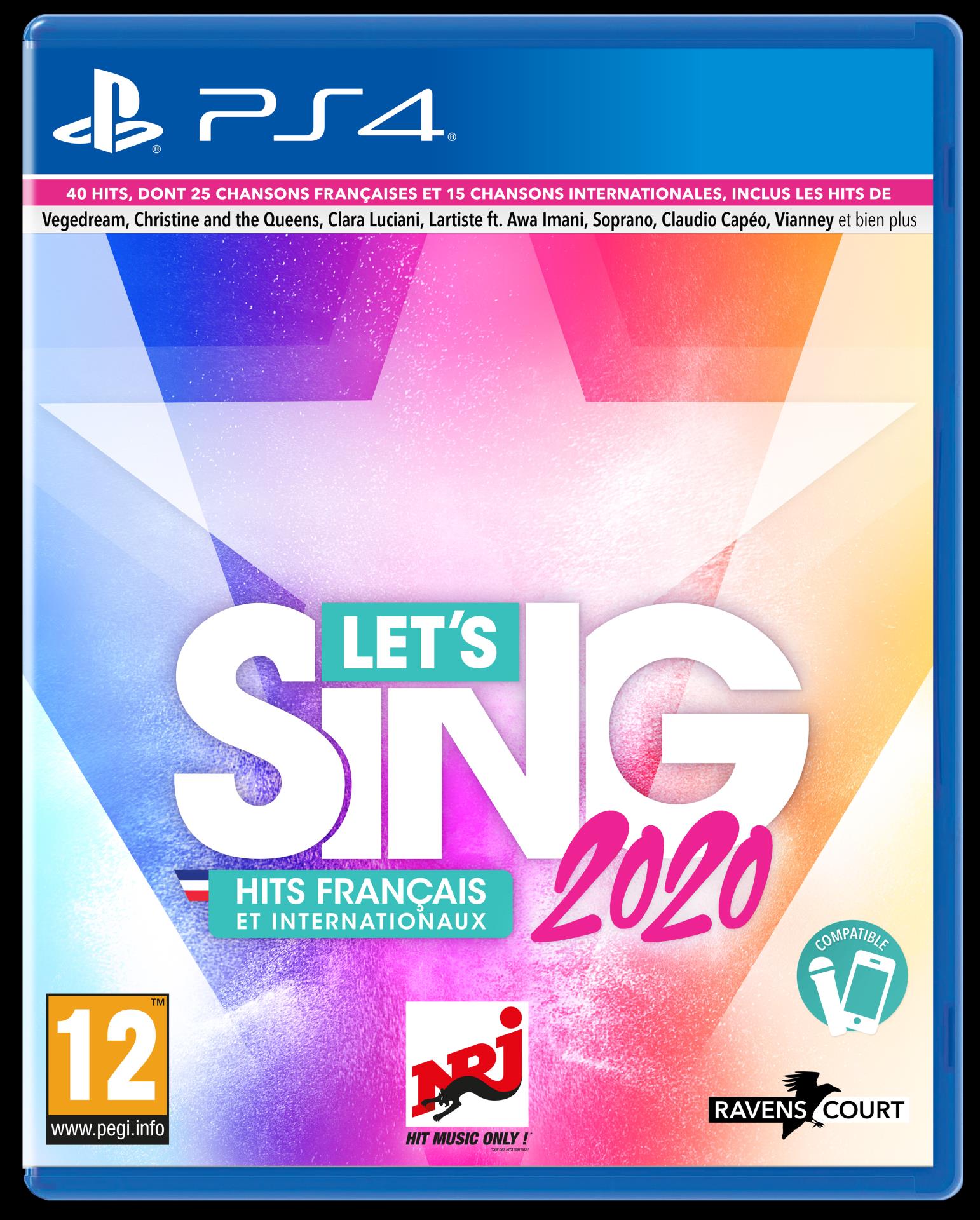 Let's Sing 2020 + 1 Microphone Francais (25 chansons FR + 15 chansons UK) - flash vidéo