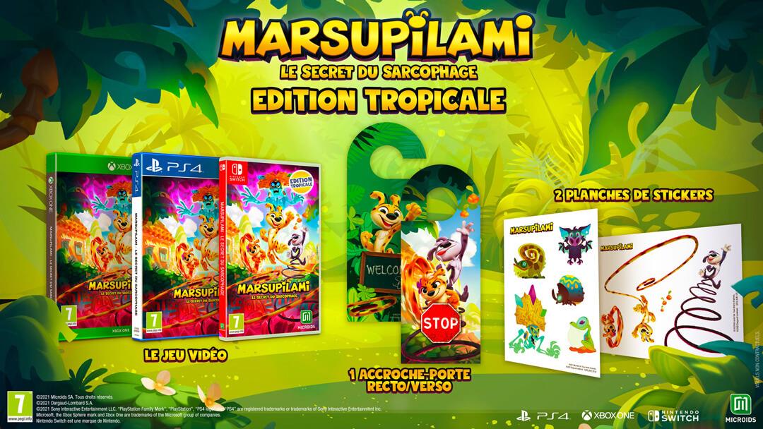 Marsupilami: Le Secret Du Sarcophage Edition Tropicale - flash vidéo