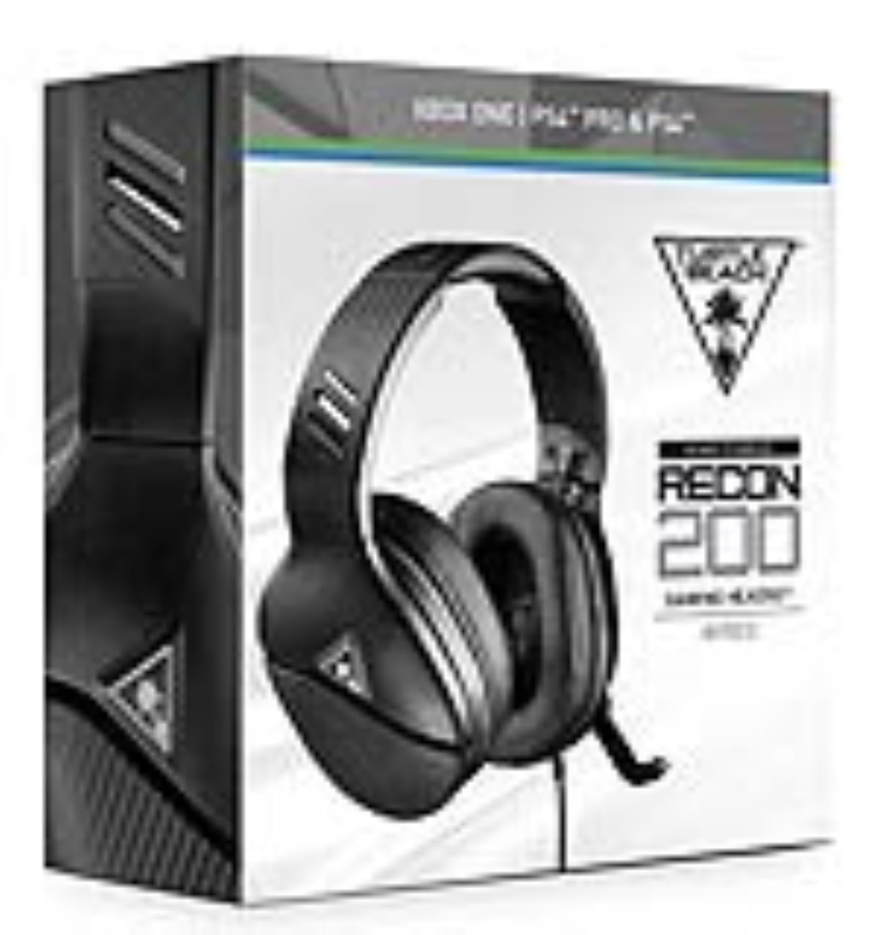 Turtle Beach Casque de jeu filaire Ear Force Recon 200 Noir pour Xbox Series, Xbox One, PS5, PS4, PC et Mobile - flash vidéo