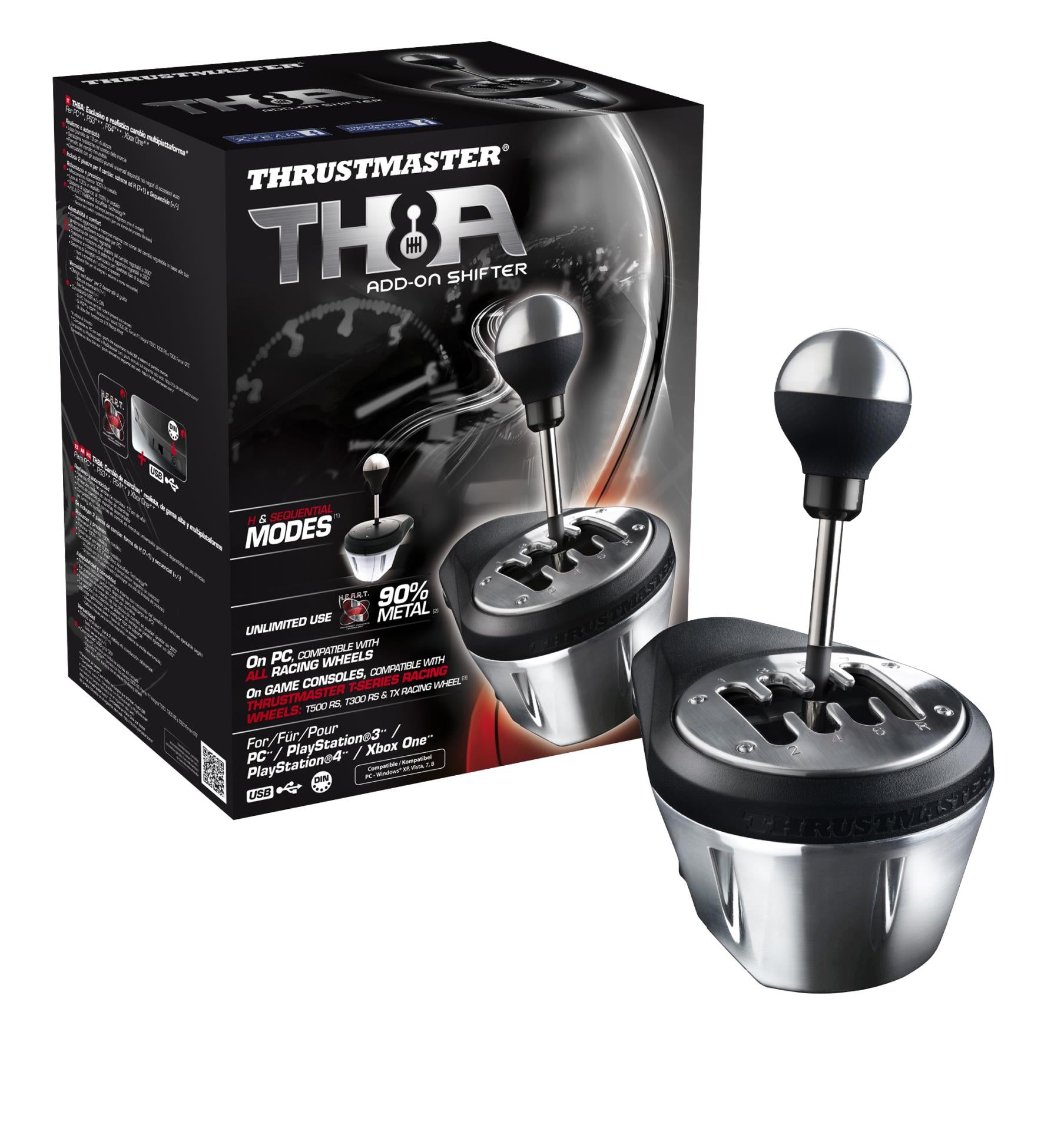 Thrustmaster TH8A Add-On Shifter pour PS5, PS4, Xbox Series X|S, Xbox One et PC