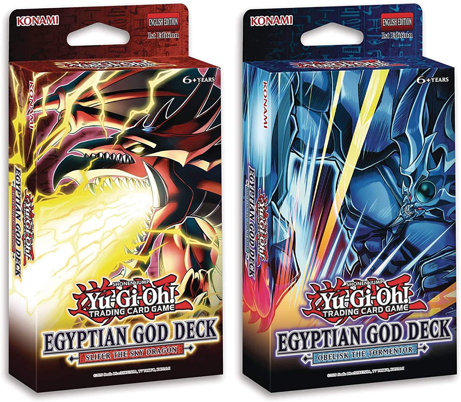 Yu-Gi-Oh! JCC - Display de Deck des Dieux Egyptiens : Obelisk / Slifer (8 Decks) - flash vidéo