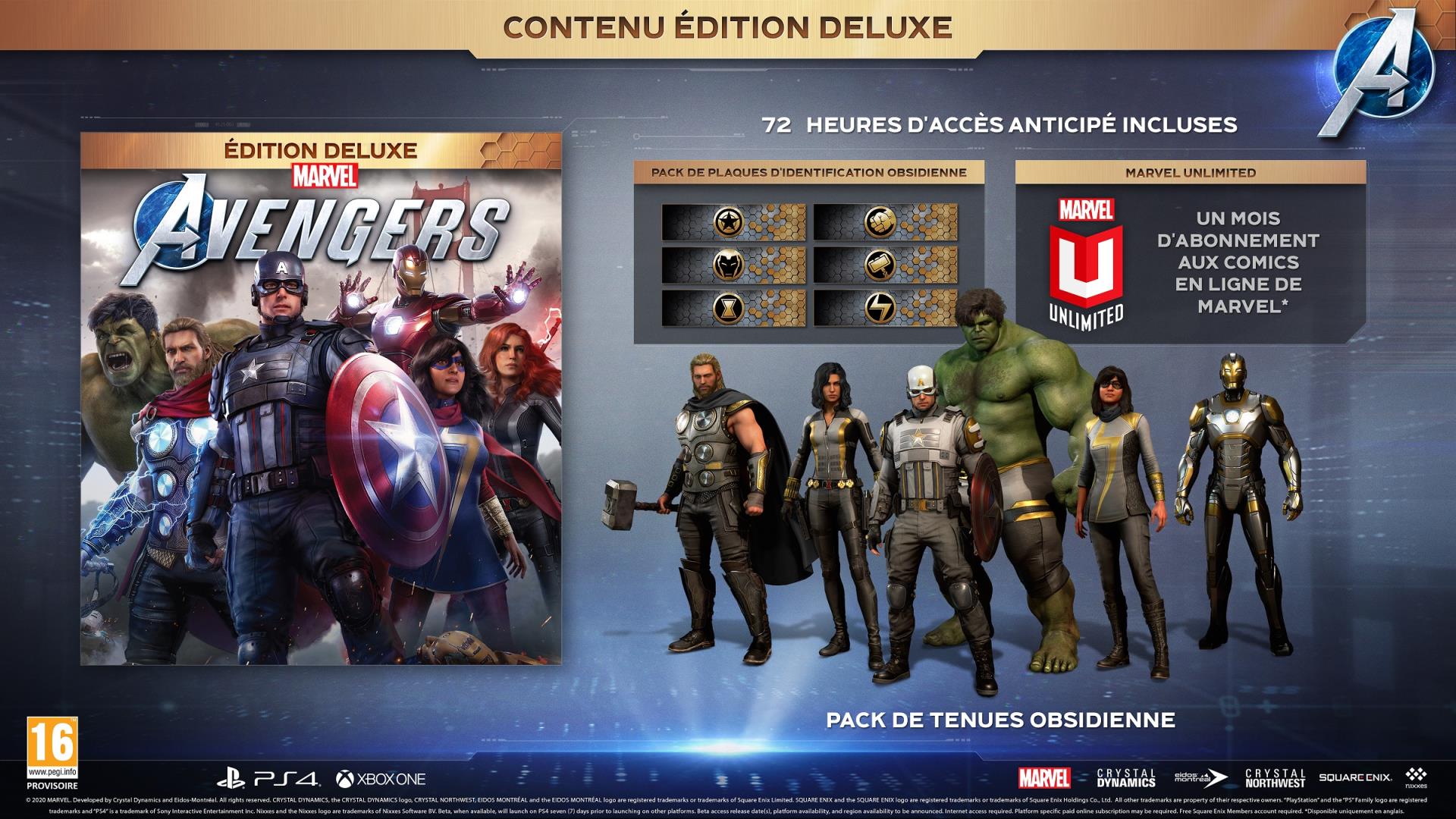 Marvel's Avengers Deluxe Edition - flash vidéo