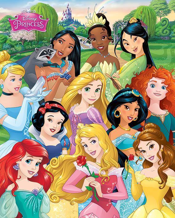 Disney Princesses I am the Princess - Mini Poster - flash vidéo