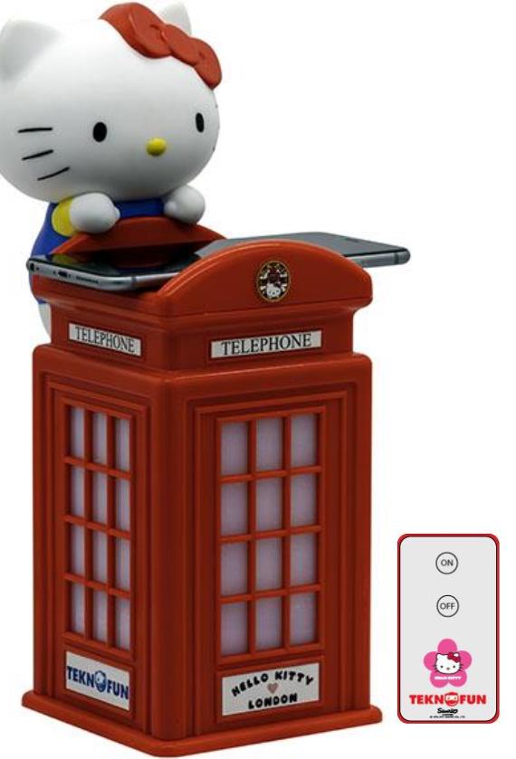 Hello Kitty - Chargeur Wireless london cabine