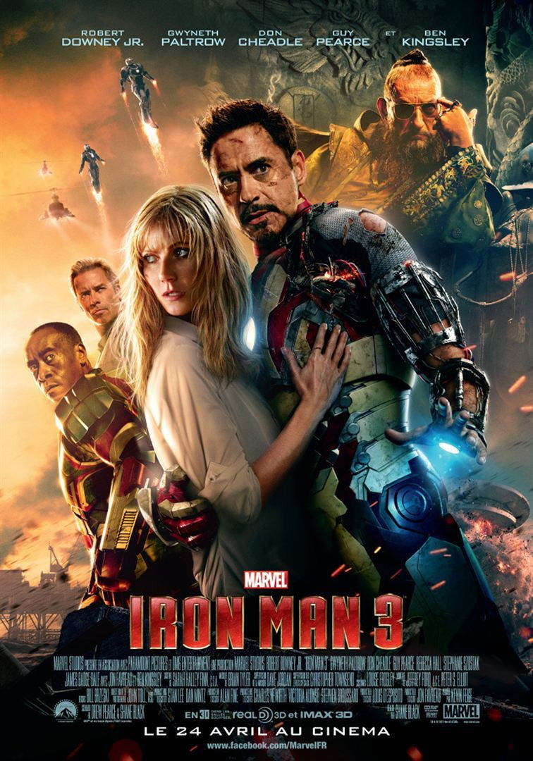 flashvideofilm - Iron Man 3 DVD "à la location" - Location