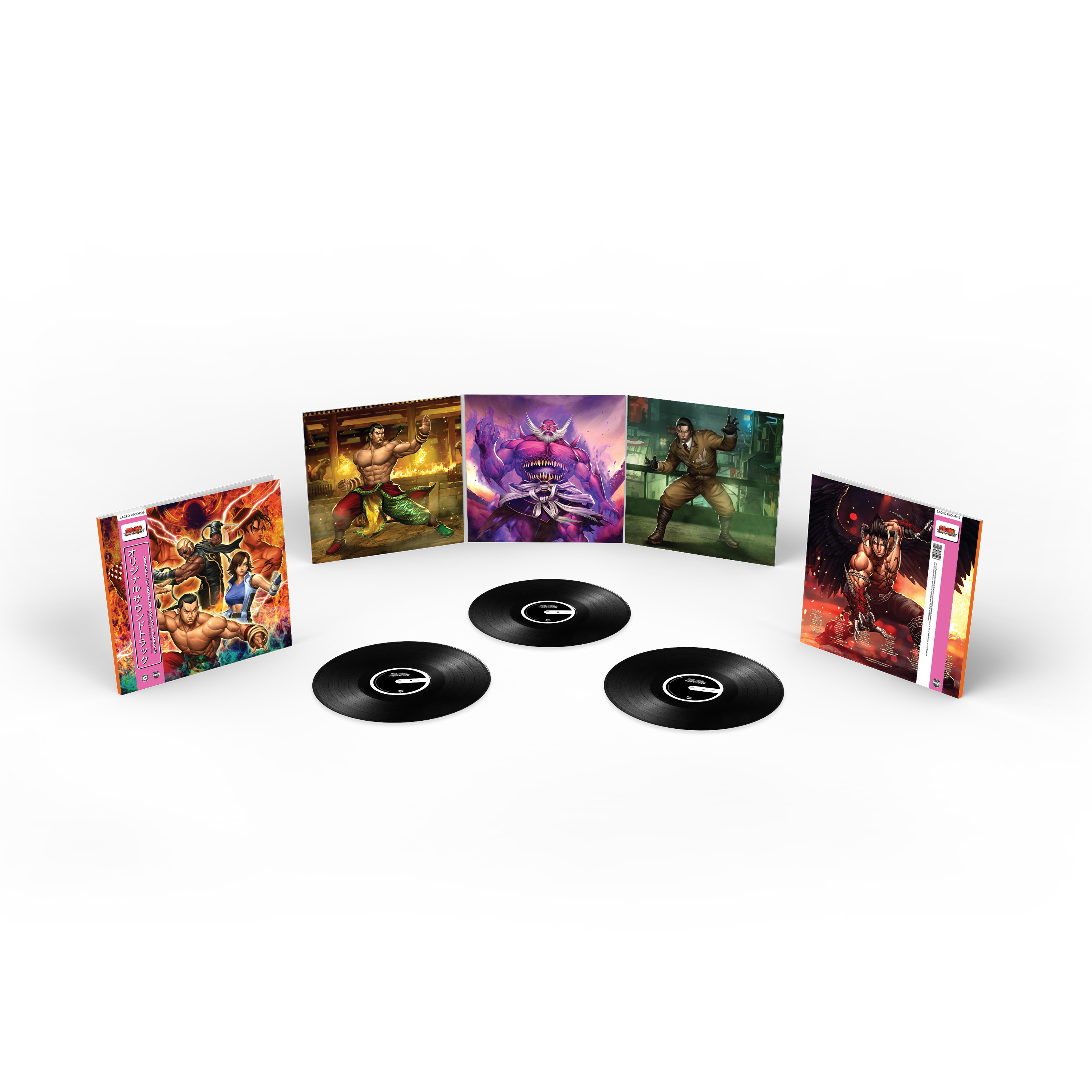 Tekken 5 Original Soundtrack - 3-LP Black Vinyl