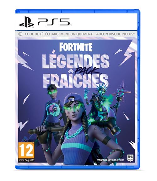 Fortnite : Pack Légendes Fraîches (Code-in-a-box)Digital - flash vidéo