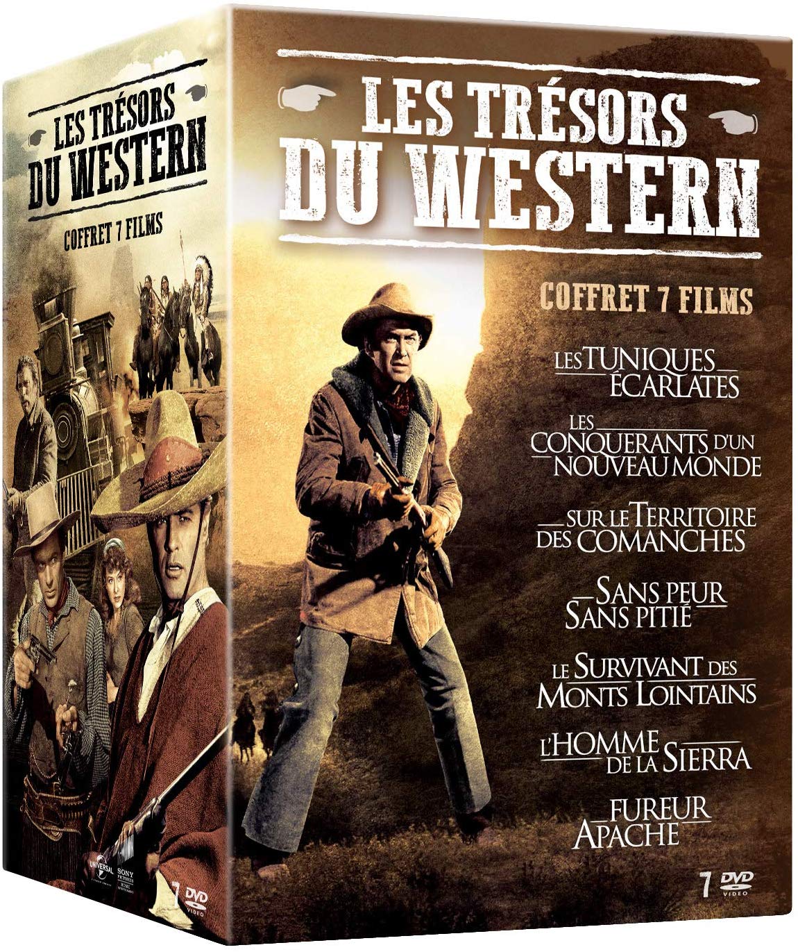 Coffret Les Trésors Du Western 7 Films [DVD] - flash vidéo