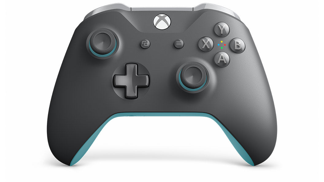 Xbox One Wireless Bluetooth Controller Grey & Blue - flash vidéo