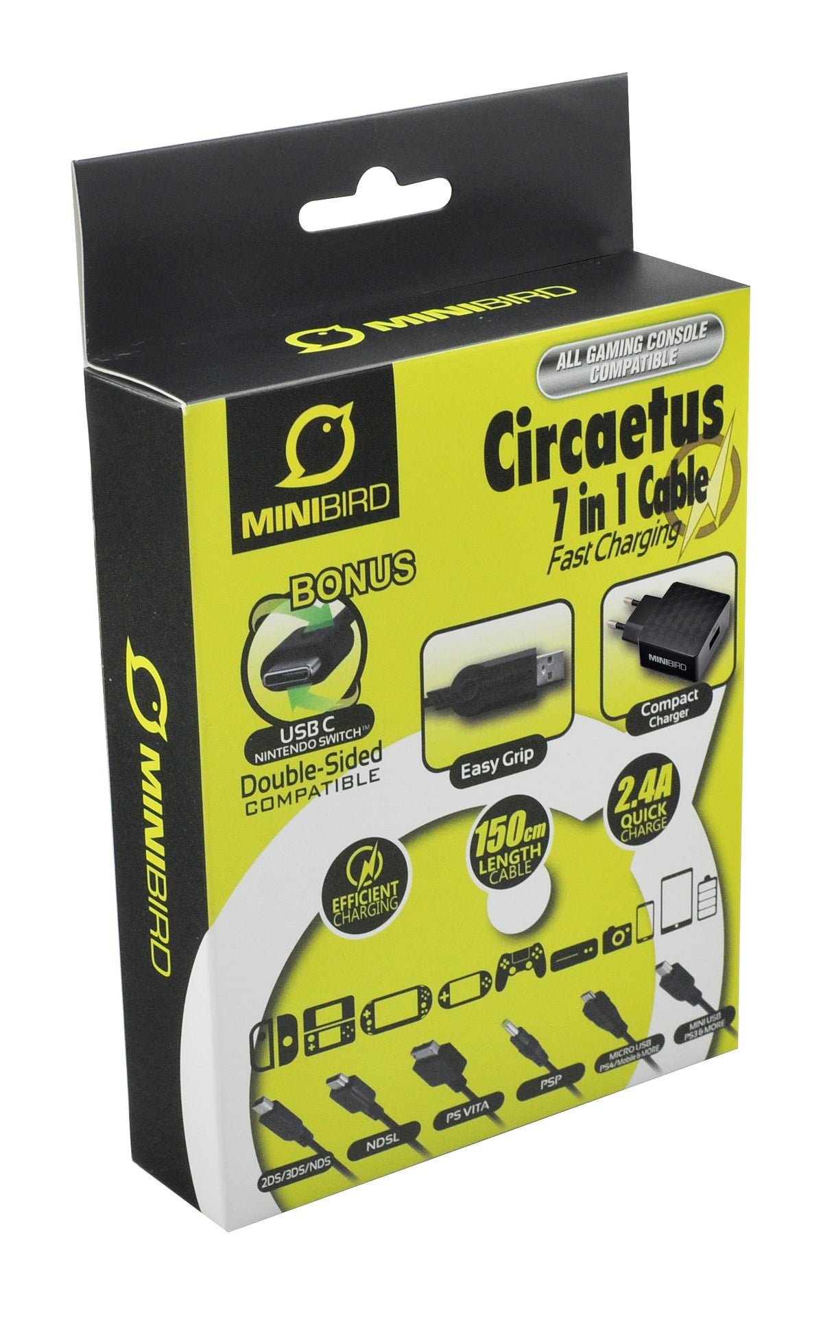 MiniBird Circaetus 7 in 1 Fast Charging Cable