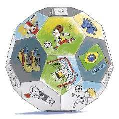 Monumi - Modèle 3D à monter et colorier "Football" - flash vidéo
